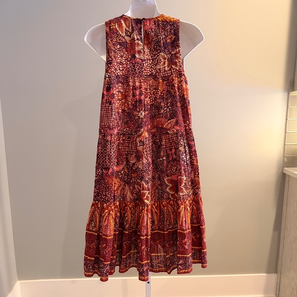 ULLA JOHNSON Darling Print Tiered Flowy Dress Sz 6 NWT $420!! - Picture 6 of 7